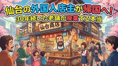 仙台の外国人店主が帰国へ！30年続いた老舗が廃業する本当の理由と背景を整理