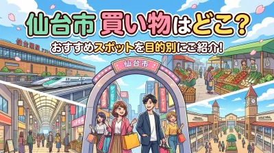 仙台市 買い物はどこ？おすすめスポットを目的別にご紹介！