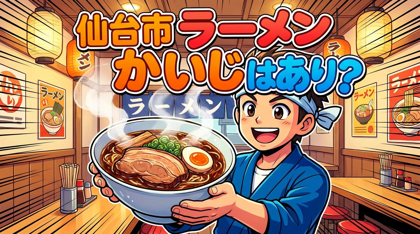 仙台市 ラーメン かいじはあり?