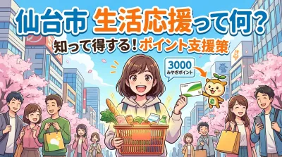 仙台市 生活応援って何？知って得するポイント支援策