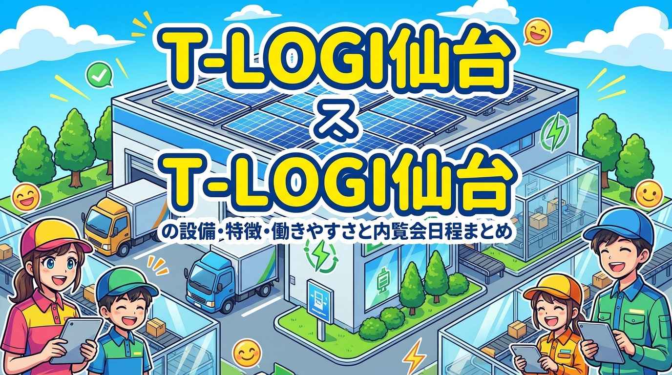 T-LOGI仙台の設備・特徴・働きやすさと内覧会日程まとめ