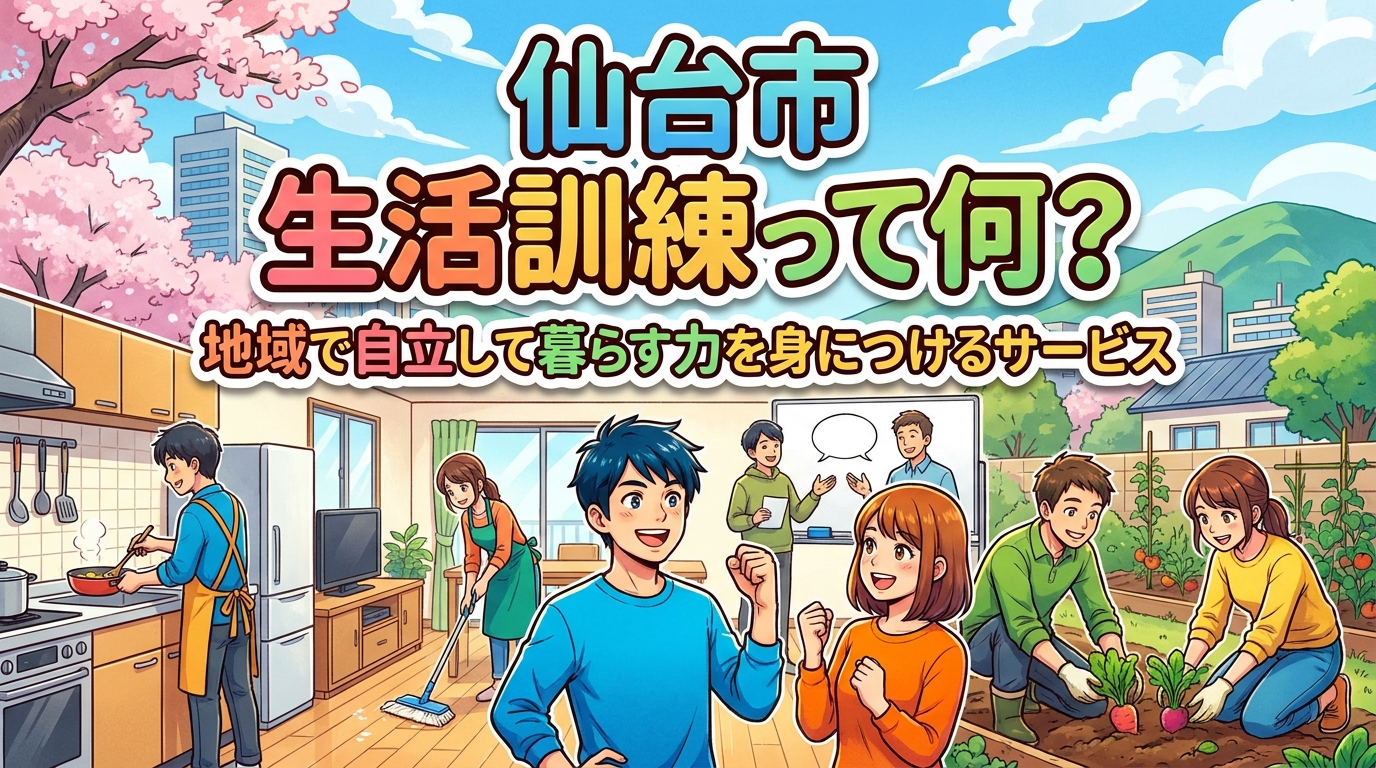 仙台市 生活訓練って何?