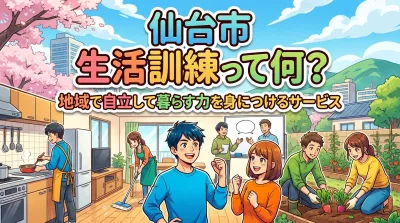 仙台市 生活訓練って何？サービスの基本、対象になる方、費用感を解説