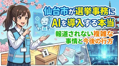 仙台市が選挙事務にAIを導入する本当の理由は？複雑すぎる背景と今後の展開を整理