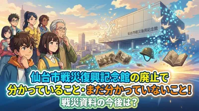 仙台市戦災復興記念館の廃止で分かっていること・まだ分かっていないこと！戦災資料の今後は？