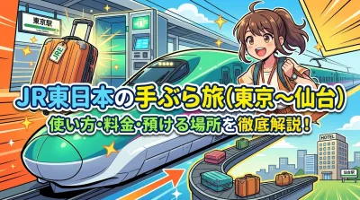 JR東日本の手ぶら旅（東京〜仙台）の使い方・料金・預ける場所を徹底解説！