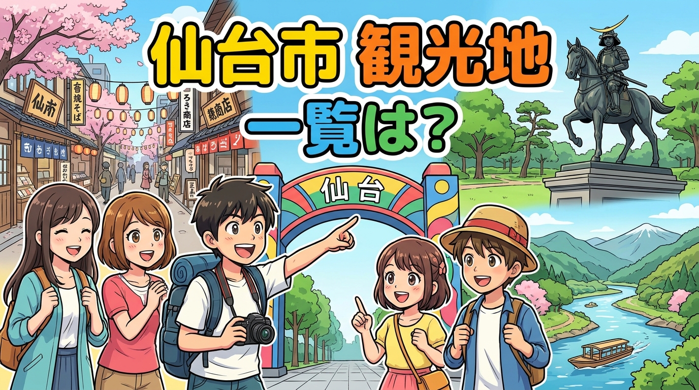 仙台市 観光地 一覧は?