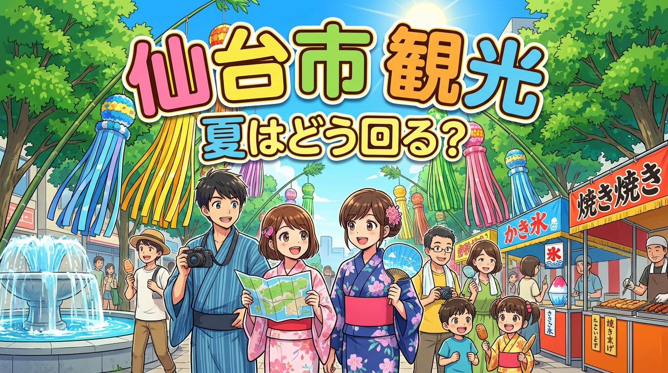 仙台市 観光 夏はどう回る?