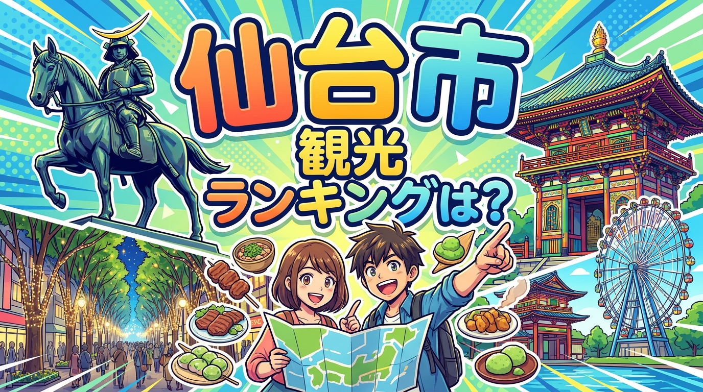 仙台市 観光 ランキングは?