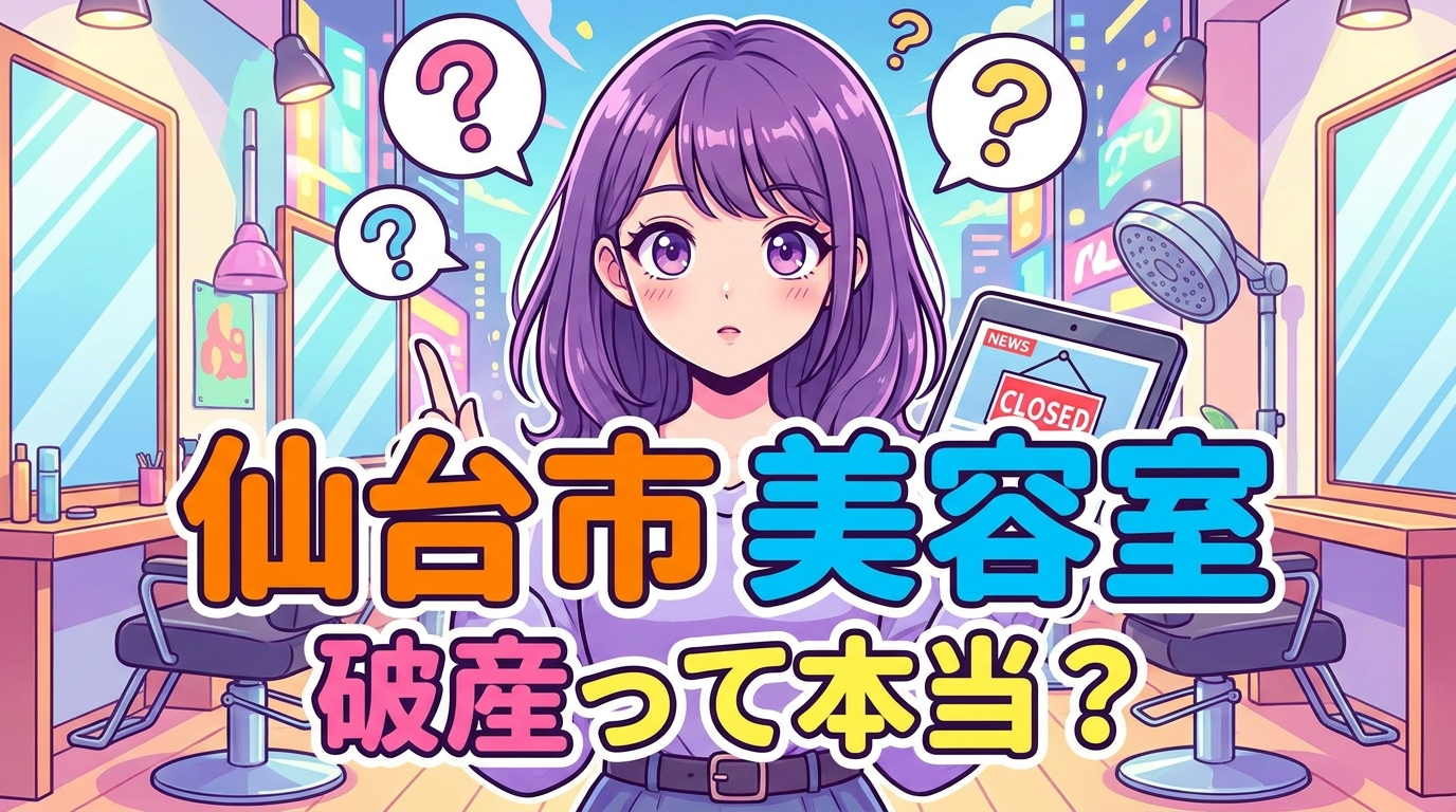 仙台市 美容室 破産って本当?