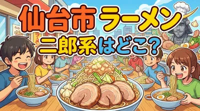 仙台市 ラーメン 二郎系はどこ？