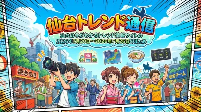 仙台トレンド通信｜仙台の今がわかるトレンド情報サイトの2026年7月20日〜2026年7月26日のまとめ