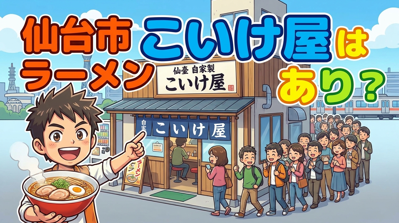 仙台市 ラーメン こいけ屋はあり？