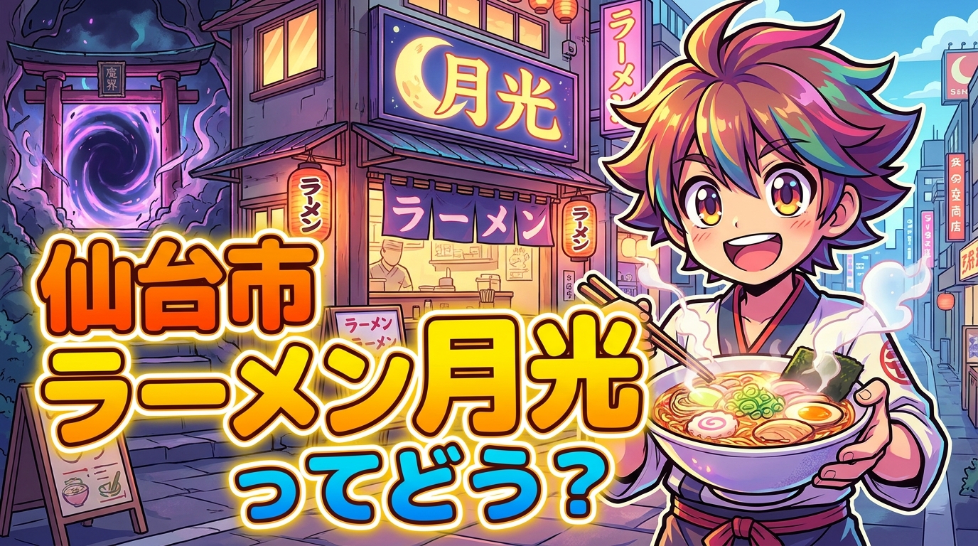 仙台市 ラーメン 月光ってどう？