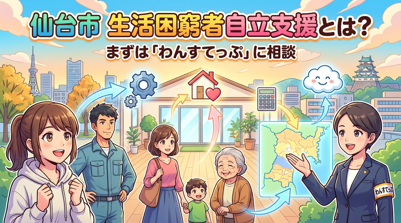 仙台市 生活困窮者自立支援とは?