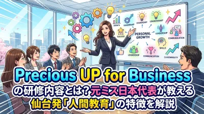 Precious UP for Businessの研修内容とは？元ミス日本代表が教える仙台発「人間教育」の特徴を解説