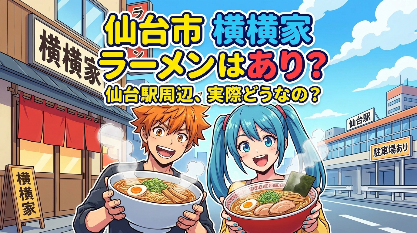 仙台市 横横家 ラーメンはあり?
