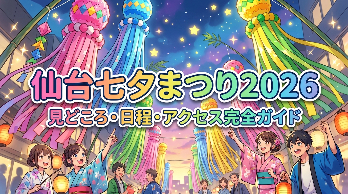 仙台七夕まつり2026の見どころ・日程・アクセス完全ガイド