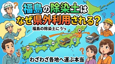 福島の除染土はなぜ県外利用される？わざわざ各地へ運ぶ本当の理由と背景を整理
