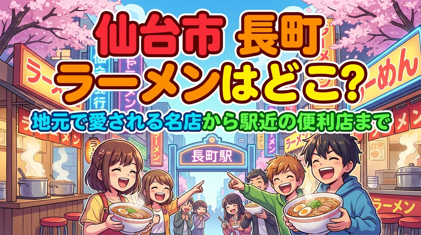 仙台市 長町 ラーメンはどこ?