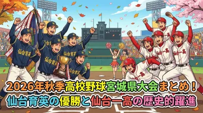 2026年秋季高校野球宮城県大会まとめ！仙台育英の優勝と仙台一高の歴史的躍進