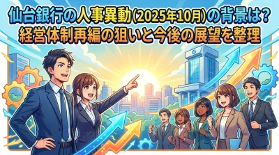 仙台銀行の人事異動（2025年10月）の背景は？経営体制再編の狙いと今後の展望を整理