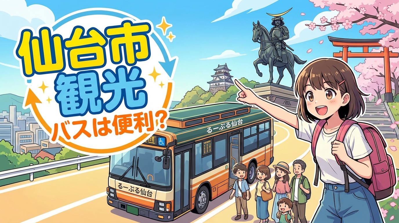 仙台市 観光 バスは便利?