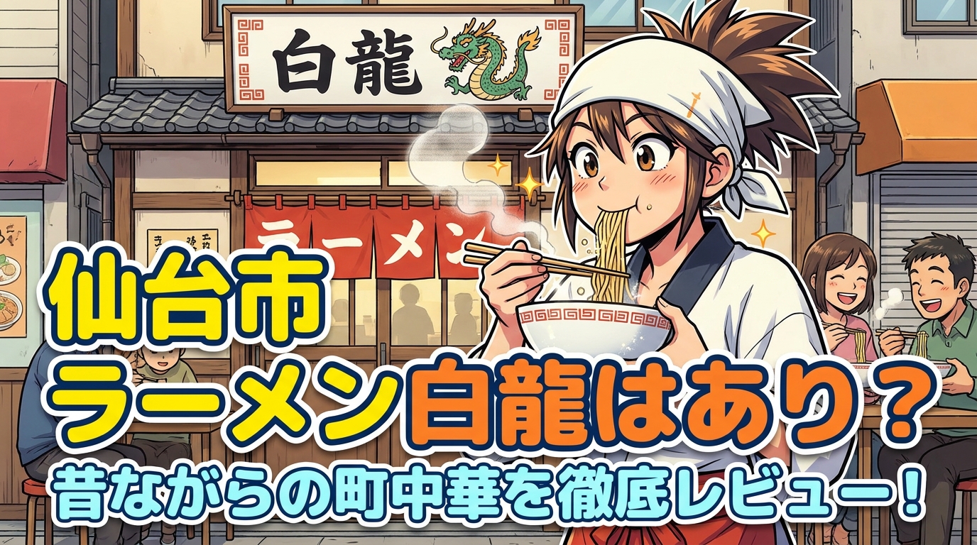 仙台市 ラーメン 白龍はあり？