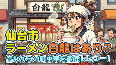 仙台市 ラーメン 白龍はあり？