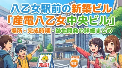 八乙女駅前の新築ビル「産電八乙女中央ビル」の場所・完成時期・跡地開発の詳細まとめ