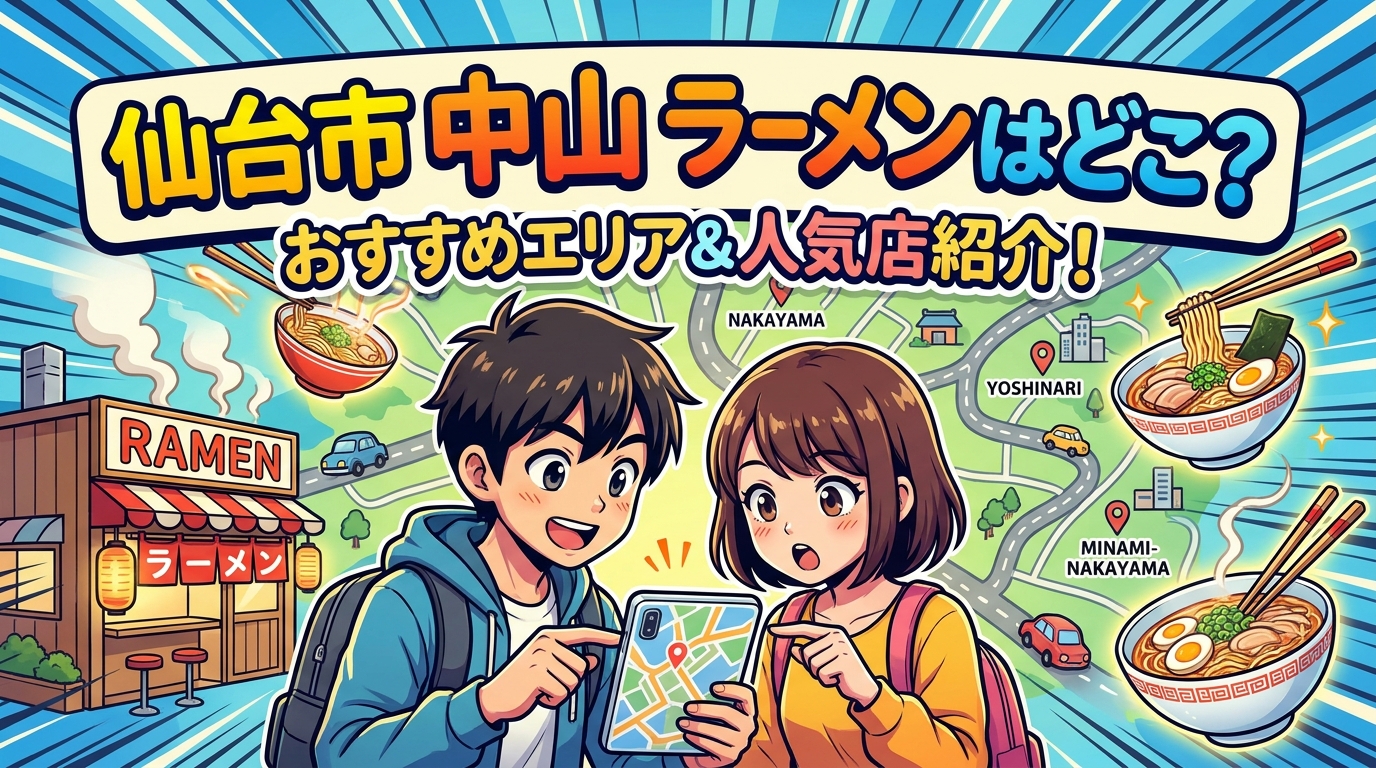 仙台市 中山 ラーメンはどこ?