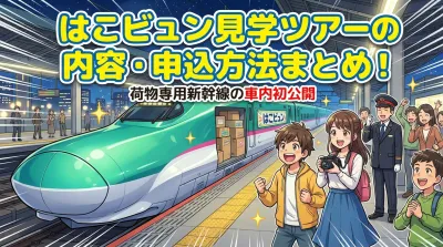はこビュン見学ツアーの内容・申込方法まとめ！荷物専用新幹線の車内初公開