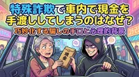 特殊詐欺で車内で現金を手渡ししてしまうのはなぜ？巧妙化する騙しの手口と心理的背景