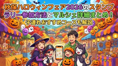 秋保ハロウィンフェア2026のスタンプラリー参加方法とマルシェ詳細まとめ！子連れおすすめコースも解説
