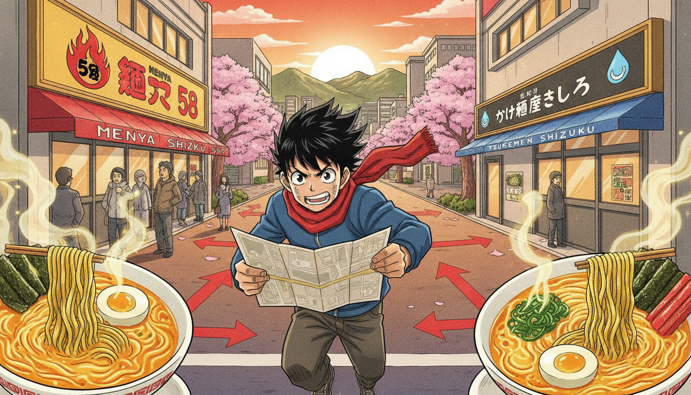 錦町周辺がラーメン探しに向いている理由