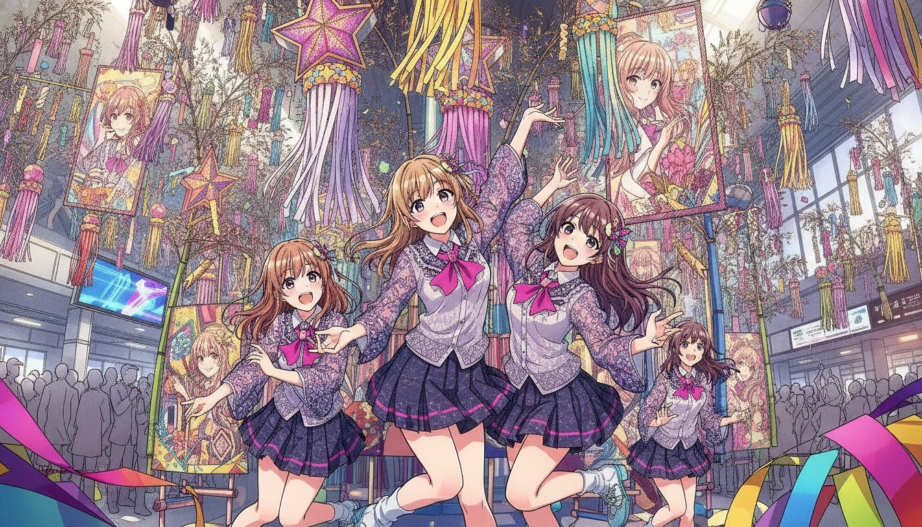 乃木坂46オリジナル七夕飾りの設置場所と展示期間
