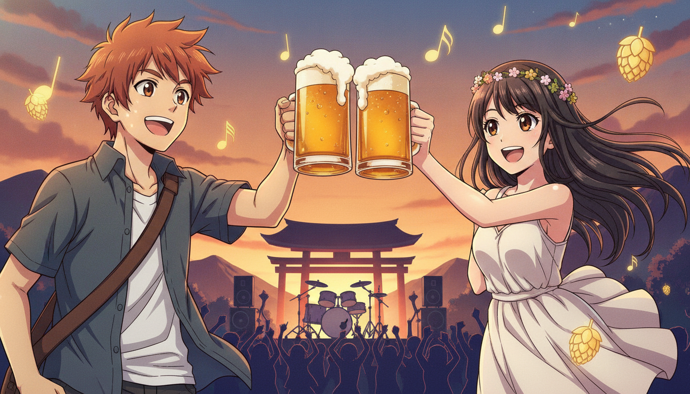 「昼は音楽、夜はビール」7月25日のおすすめモデルコース