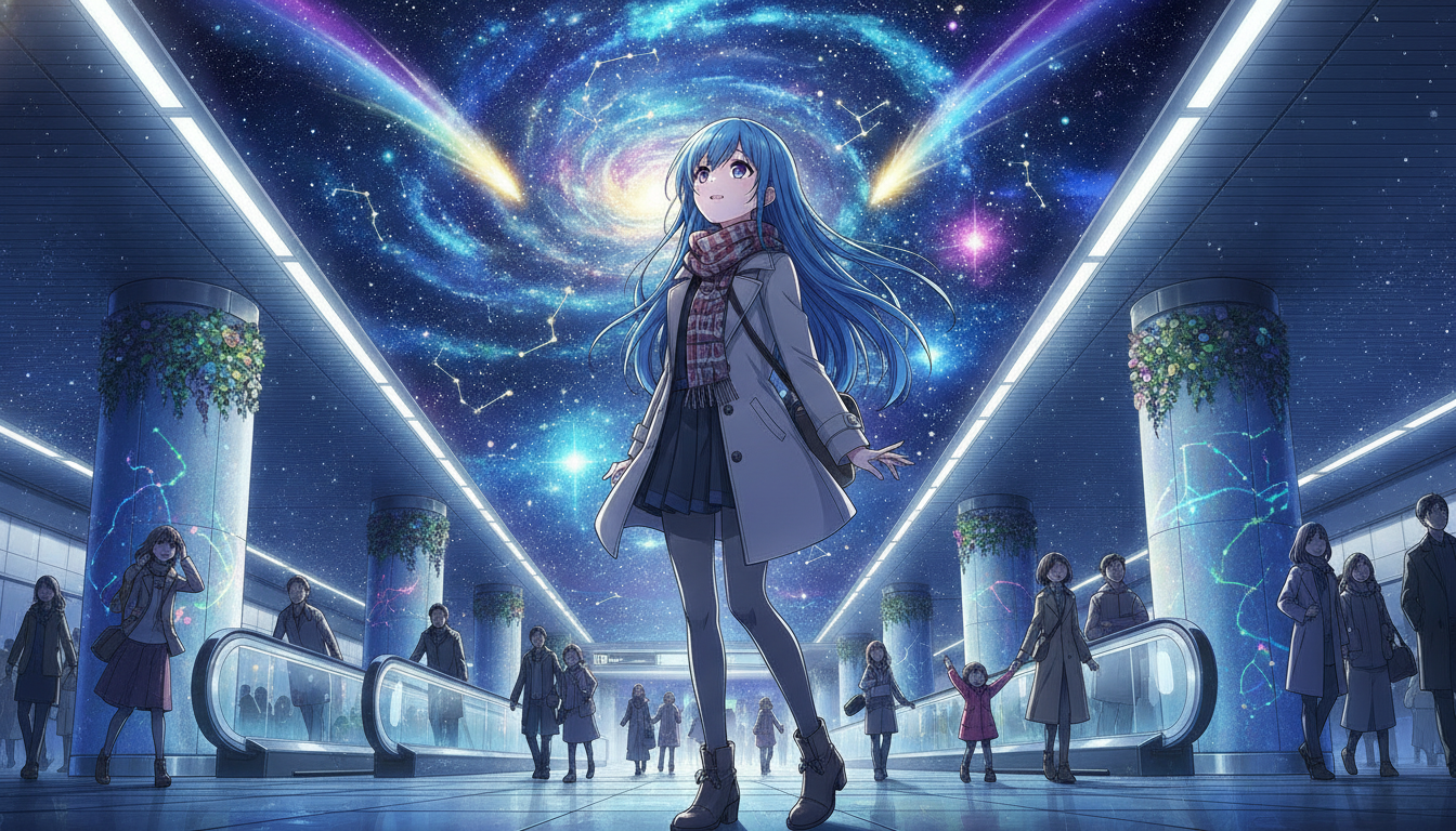 広瀬通駅「星空のプロムナード」点灯スケジュール！いつ、何時に見られる？
