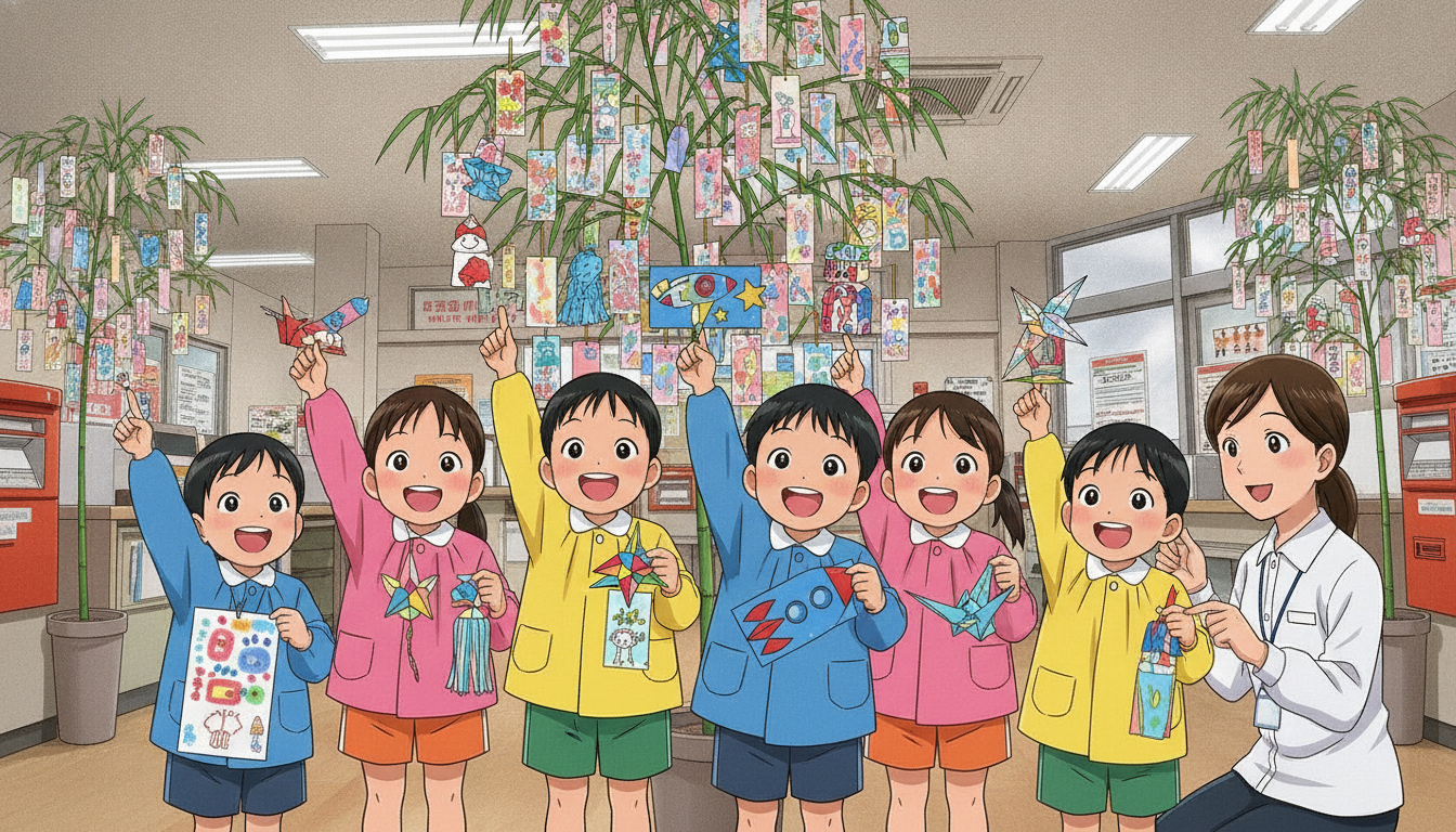 短冊に込められたかわいい願い事の見どころ