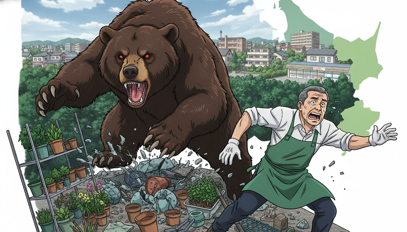 なぜ住宅や店舗が並ぶ市街地にクマが現れたのか?