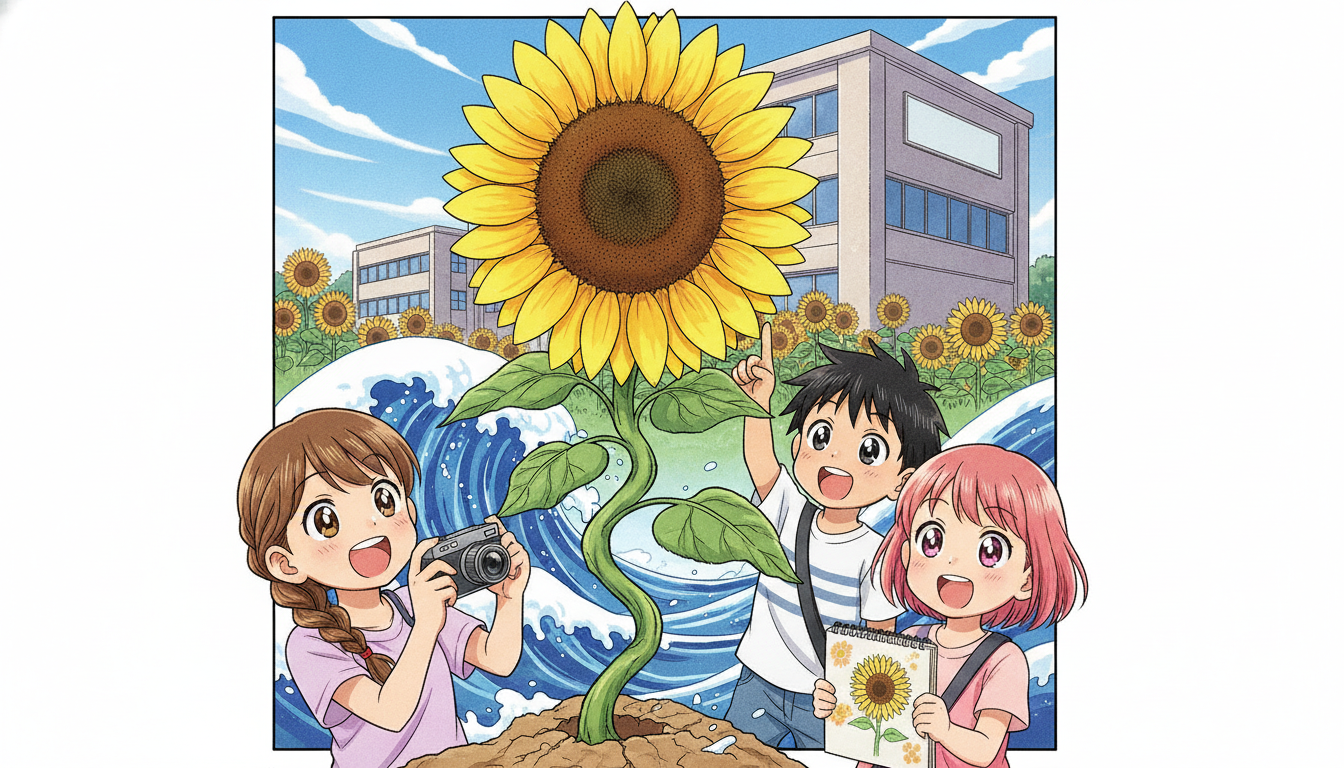 沖野市民センター「ど根性ひまわり写真展」の見どころ