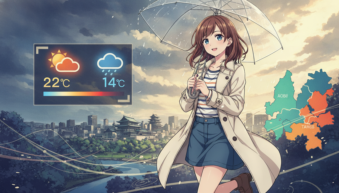 予報サイトによって気温や雨の予想にブレがある背景