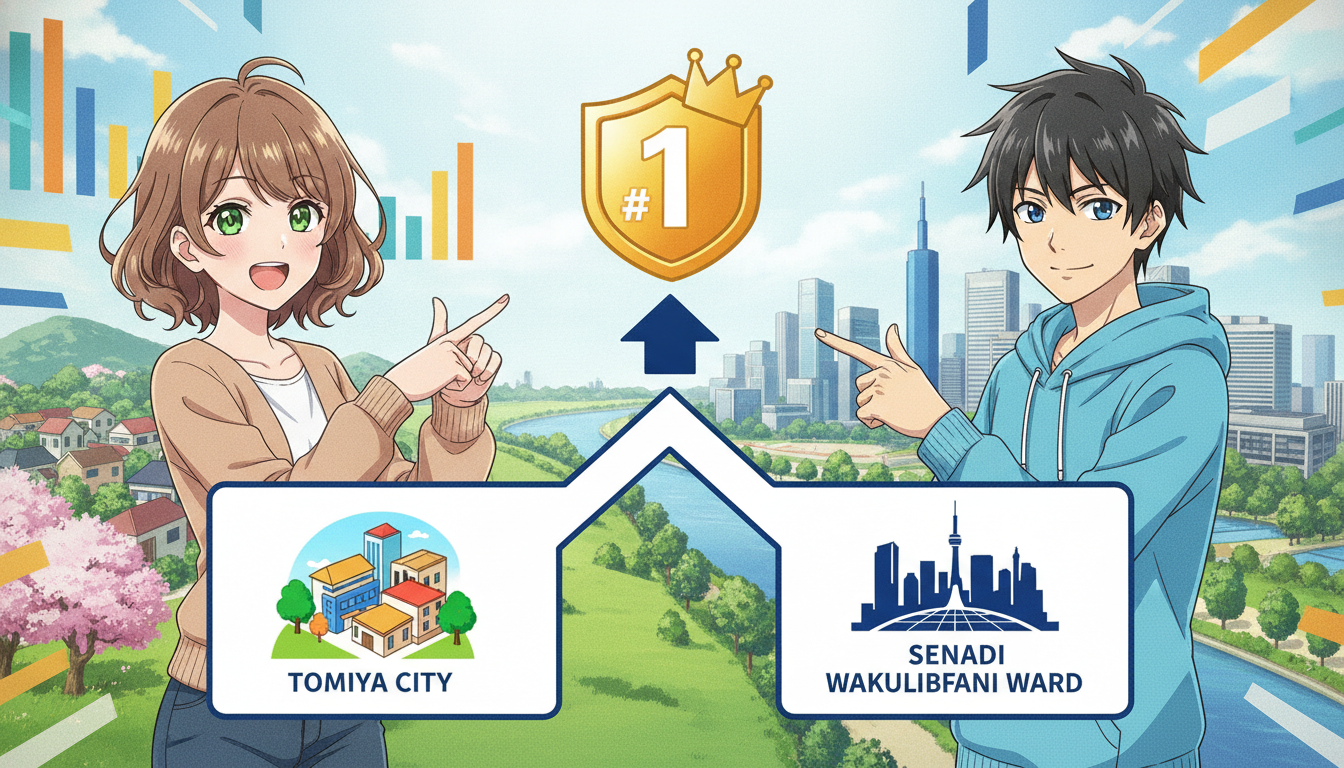 圧倒的ナンバーワン！富谷市が選ばれ続ける理由